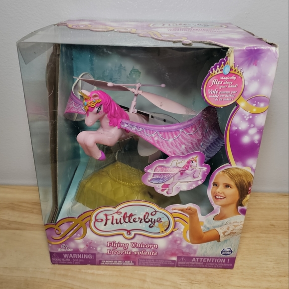 Spin Master Flutterbye Flying Unicorn Brand New in Box - Picture 2 of 11